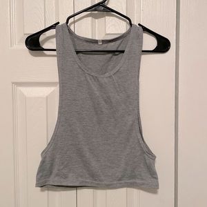 Cropped tank with open sides